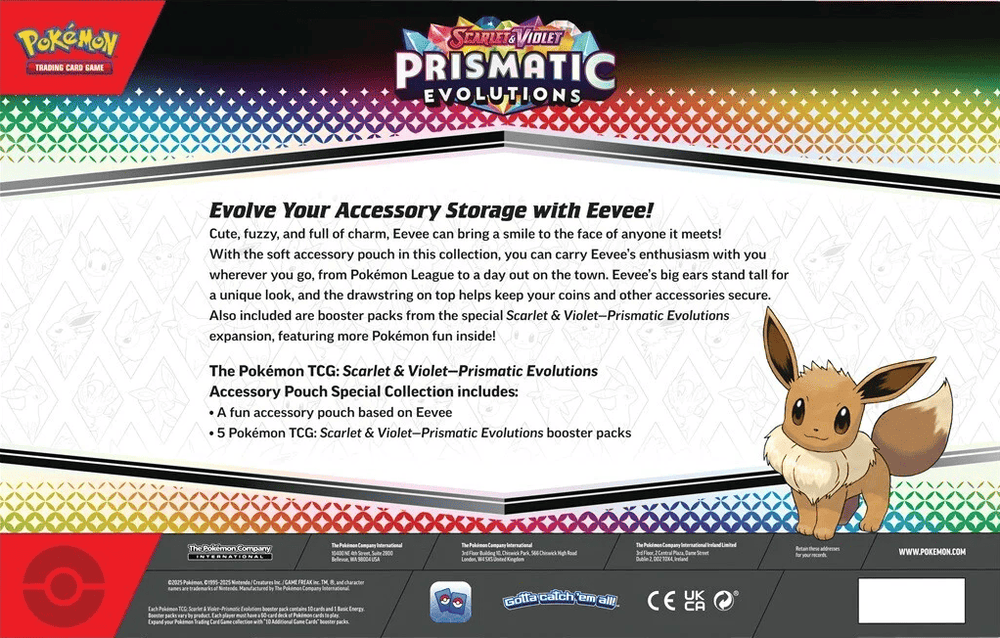 Prismatic Evolutions Accessory Pouch Special Collection| Card Universe