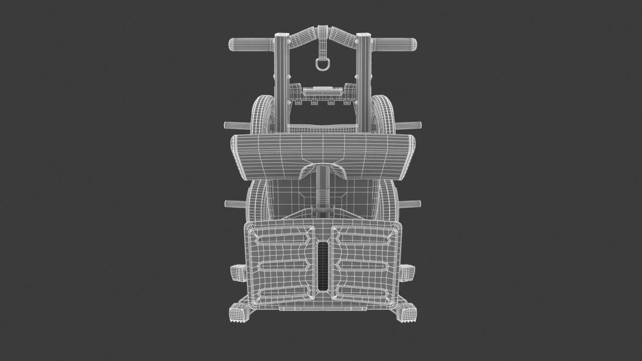Bowflex Revolution Accessory Rack - 3D Model by frezzy Bowflex Revolution Accessory Rack - 3D Model by frezzy
