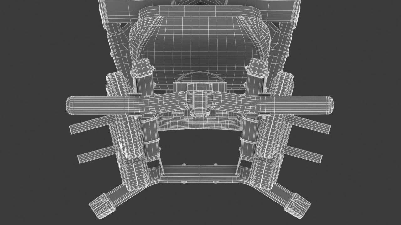 Bowflex Revolution Accessory Rack - 3D Model by frezzy Bowflex Revolution Accessory Rack - 3D Model by frezzy