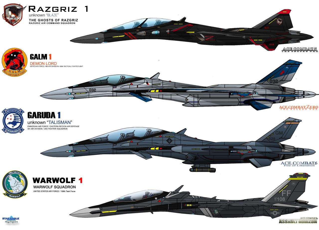 IFXs - ACE COMBAT 5, Zero, 6, Assault Horizon by haryopanji on DeviantArt